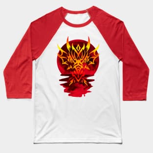 red moon dragon 3 Baseball T-Shirt